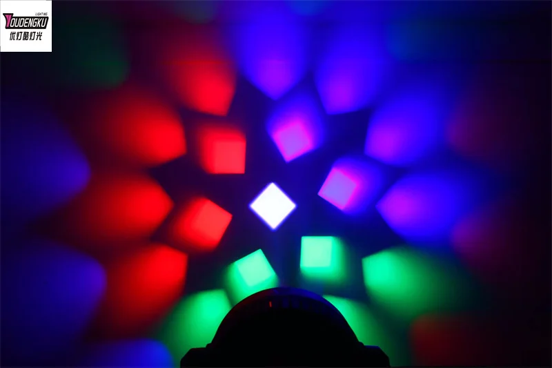 4 pièces 19*40w Rgbw 4in1 Bee Eyes Mini Led lavage + zoom phares mobiles