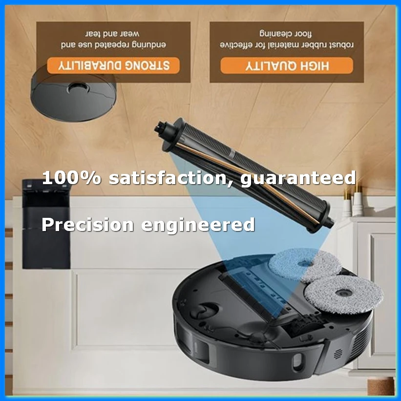 For P50 PRO ULTRA Vacuum Cleaner Parts Cutting Hair Anti- Roller Brush Side Brush Filter Mop Cloth Dust Bag-A21R