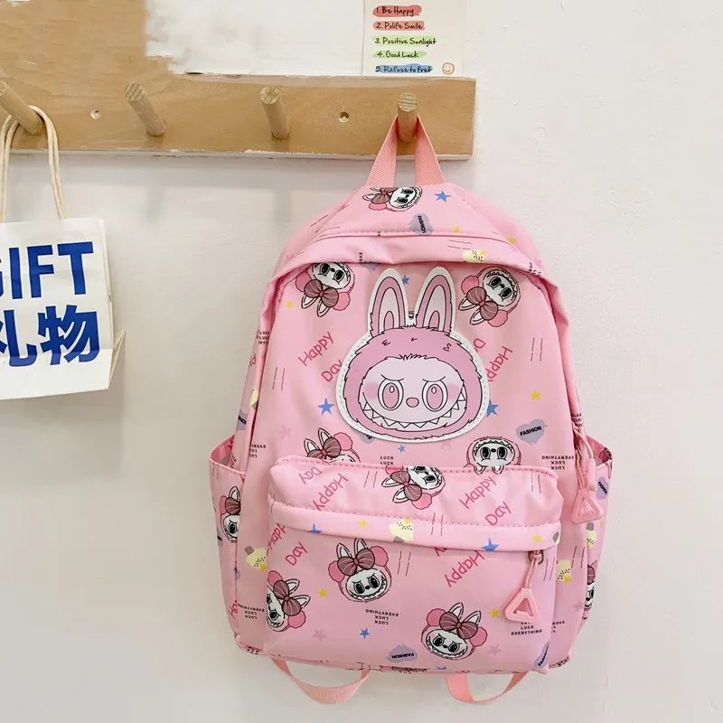 

labubu Kindergarten Cartoon Casual Shoulder Bag Cute Children's Schoolbag New LABUBU Boys and Girls Backpack baby Handbag