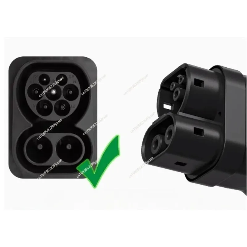 CCS2 To GB/T EV DC Charging Adapter 250A High Power Electric Vehicle Charger Connector Convertor Plug