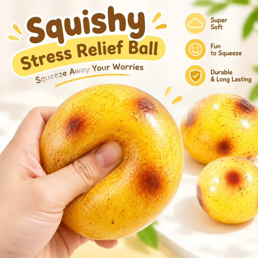 Giant Squishy Potato Squeeze Toy Slow Rising Stress Relief Fidget Toy Fluid Decompression Shaping Toy Small Large Size