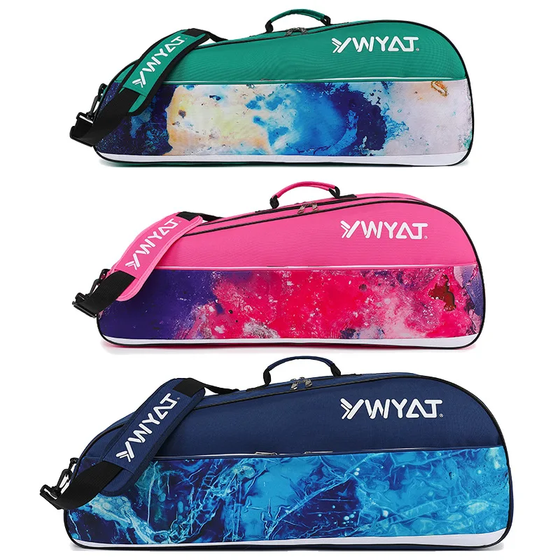 2026 Stylish Fashionable Badminton Single Shoulder Backpack 3R Badminton Racquet Bag Large Capacity Unisex Tennis Pickleball Bag