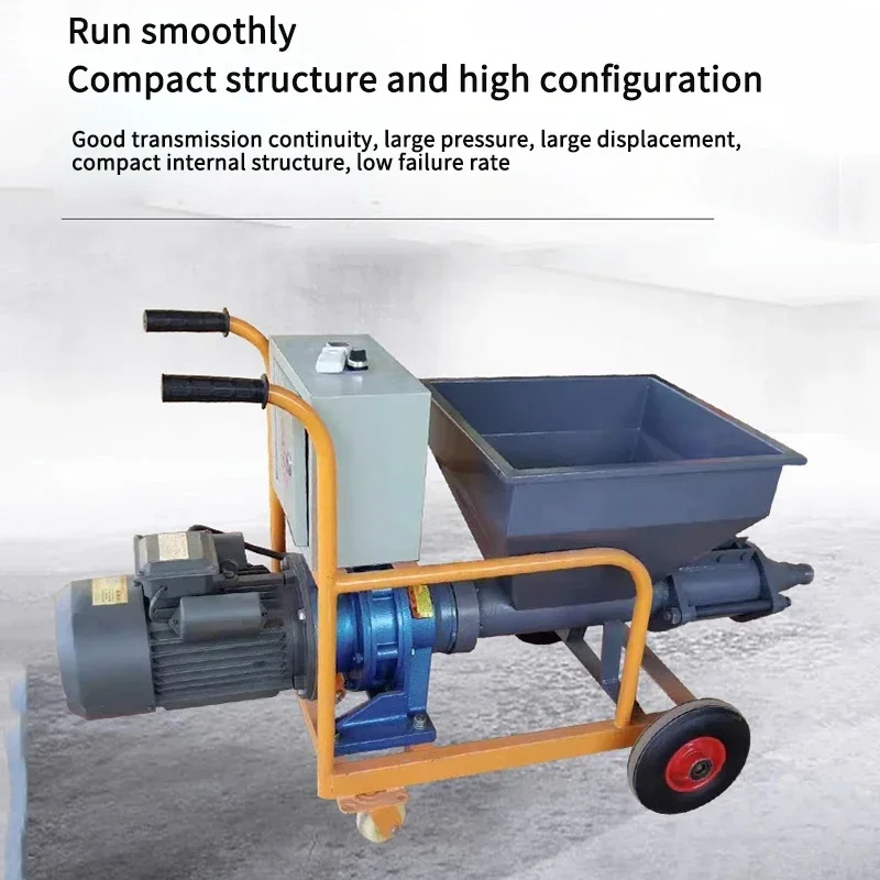 Cement Grouting Machine Multifunction Mortar Delivery Door Window Caulking Electric High Pressure PC Assembled Grout 220V / 380V