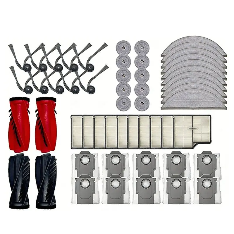 

AB43-For Roborock Saros 10 / S9 Maxv Ultra / S90ver / G30 / A1460RR Part Accessories Main Side Brush Filter Edgewise Mop