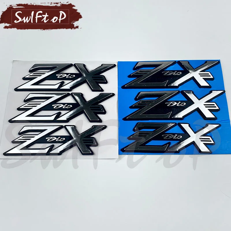 

Motorcycle Motorbike Tank Emblem Label Badge Stickers Decals For HONDA DIO ZX AF27 AF28 AF34 AF35 3D logo sticker