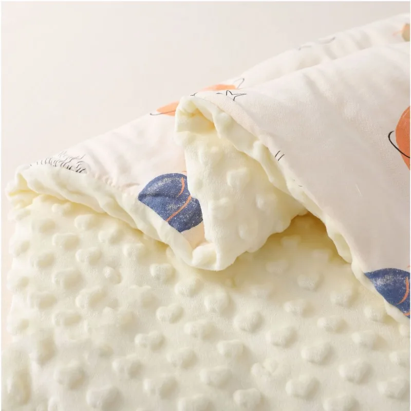 Doudou Rong Baby Carrying Quilt Autumn Winter Wrapping Quilt Newborn Outgoing Supplies Kids Thermal Soft Blanket Infant Bedding