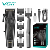 VGR Professional Hair Cutting Hair Clipper Machine Rechargeable Hair Trimmer Adjustable Haircut Machine Trimmer for Men V-197