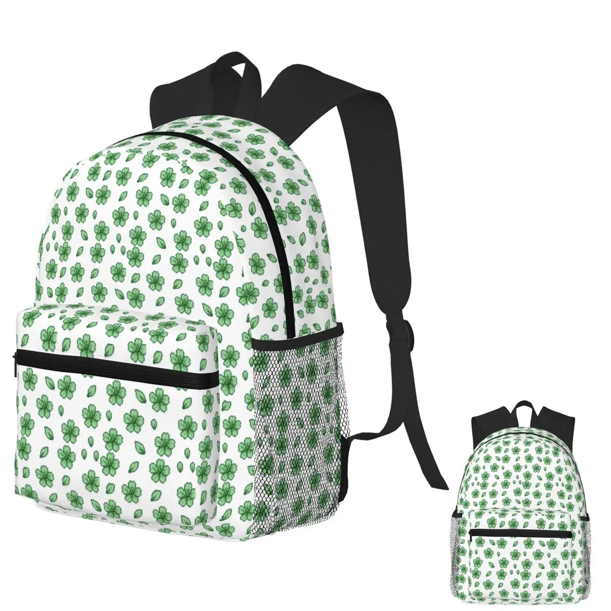 

Pixel Sakura Blossoms - Forest Student Backpack School Bag Hiking Travel Daypack for Men Women Fashion Bookbag Shoulder Bags