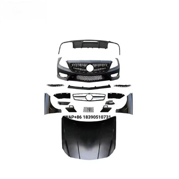 Quality Assurance Cls Body Kit for Cls Front Center Bumper Grill Engine Hood Grid Rear Lip