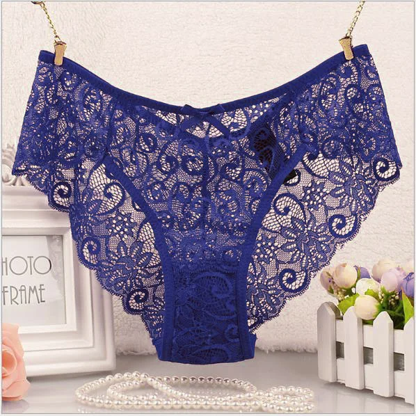 Lace Women Underwear Seamless Ultra Thin Underwear for Female Breathable High Waist Solid Color Panties Трусы Женские Кружевные