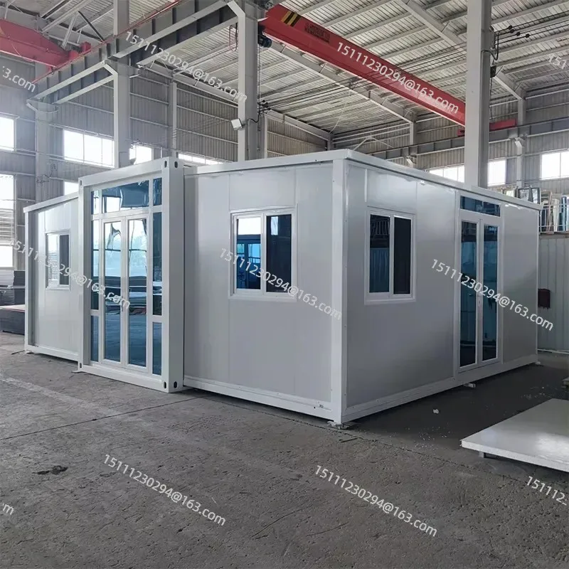 Luxury 40ft Modular Expandable House with Solar Energy Prefabricated Meeting Room Office Warehouse Mobile Home Foldable