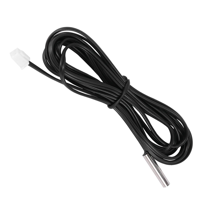 Top Angebote 3X 2M Ntc Temperatur Sensor Wasserdichte Sonde Draht 10 K 1% 3950 Schwarz