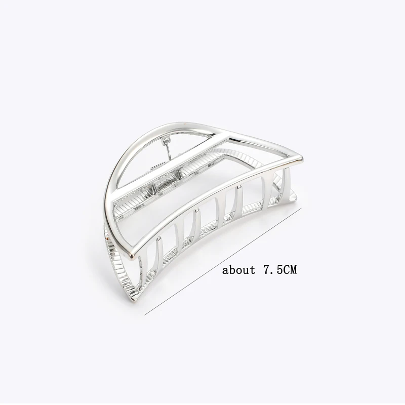 Multi Style Gold Metal Hair Claw Clips Hollow Geometric Butterfly Jaw Clips Strong Hold Non Slip Hair Crab Clamp for Women Thick
