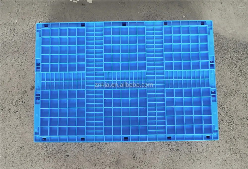 Customized Color Reusable Straight Wall 600x400x355 Mm Plastic Storage Box Container Collapsible Bin With Lid