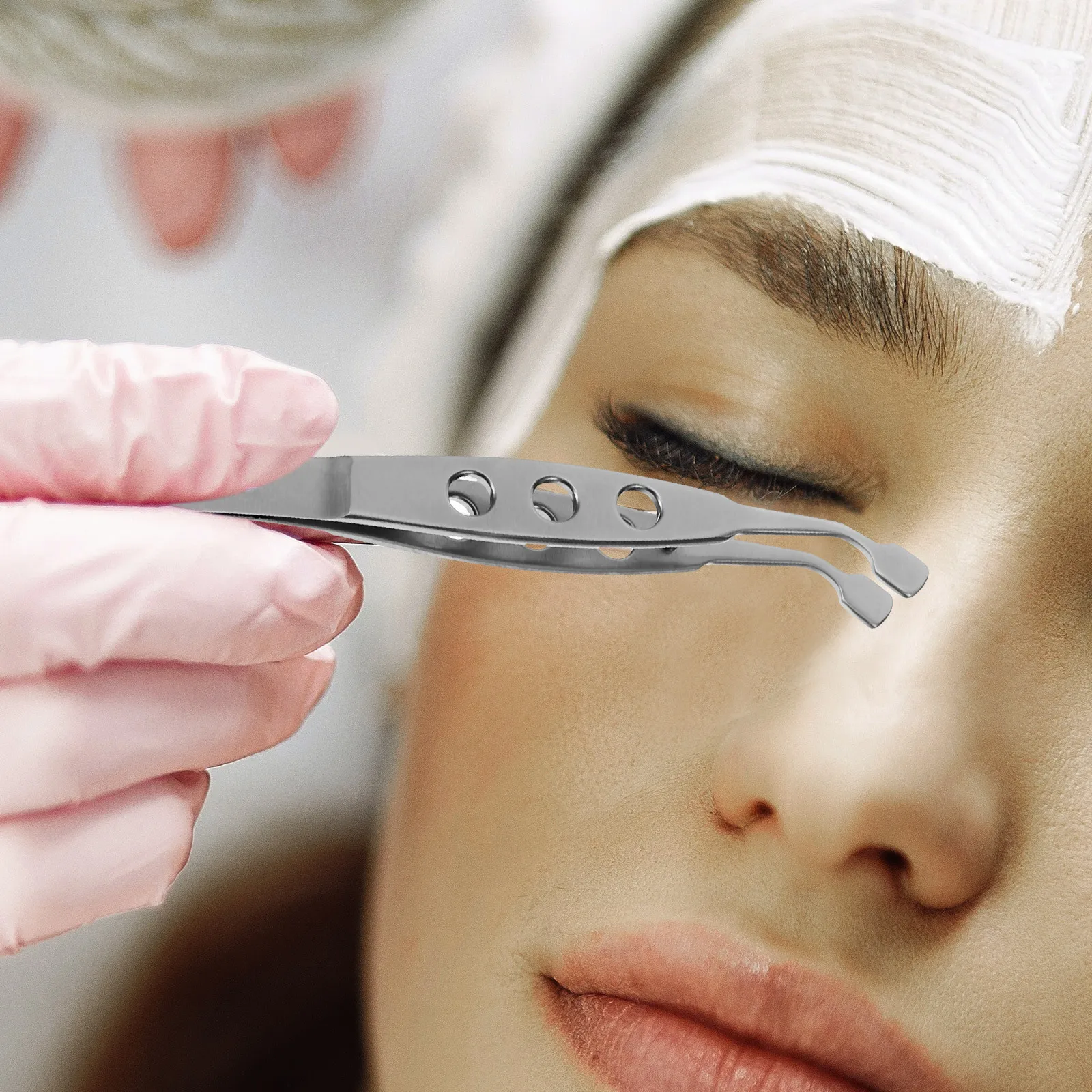 الجفن المعدني Meibomian Meibomian Gland Expressor Gland Expressor للنساء أداة ملاقط تدليك الجمال #3