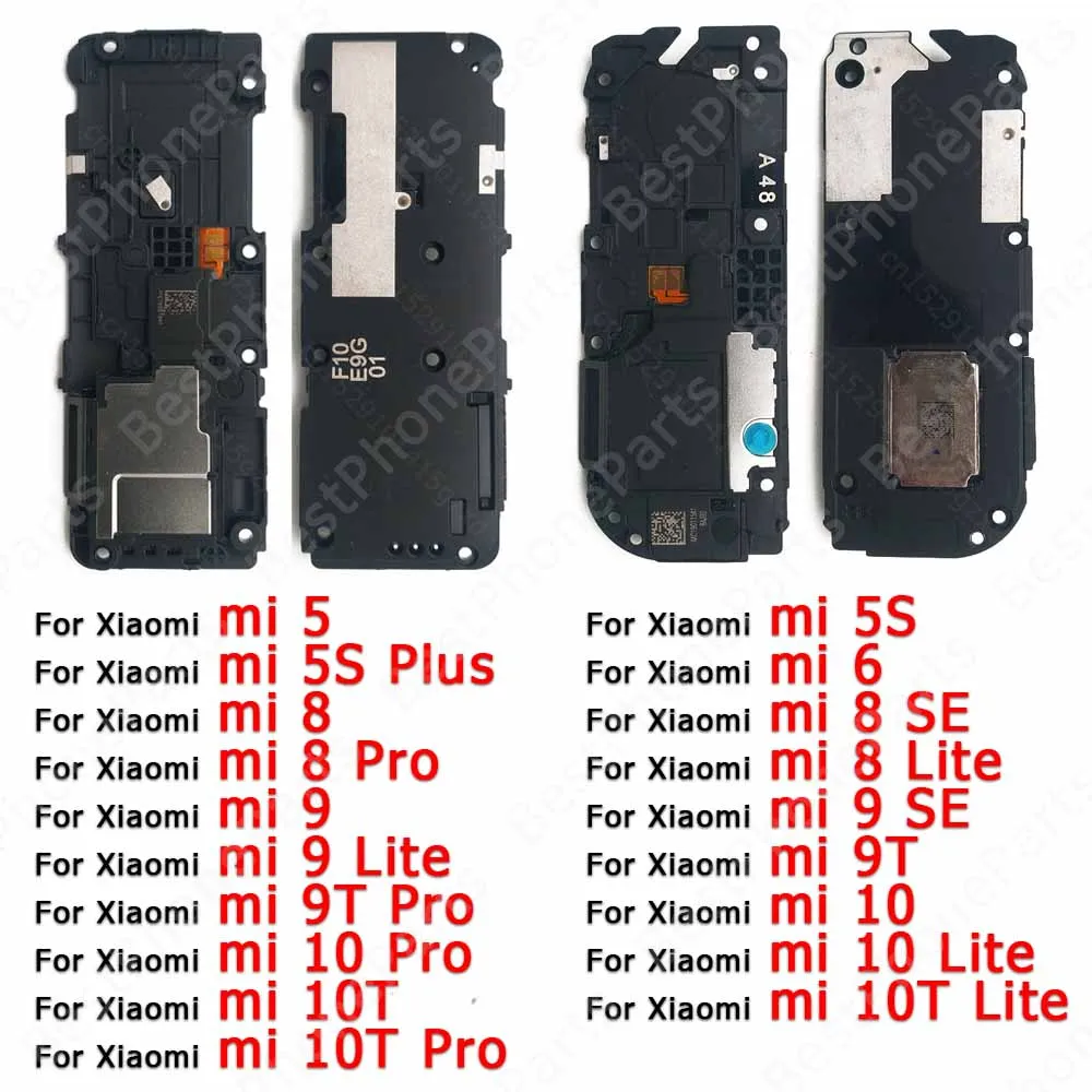 Loudspeaker For Xiaomi Mi 10T Pro 10 Lite 5G 9 SE 8 Explorer 6 5 5S Plus Loud Speaker Buzzer Ringer Sound Module Parts