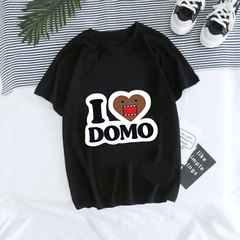 Cute Domos Kuns T-shirt Man's Short Sleeve Summer Cartoon Printed Casual Outdoor Sportwear Fashion Comfortable Outfit Gifts Tops