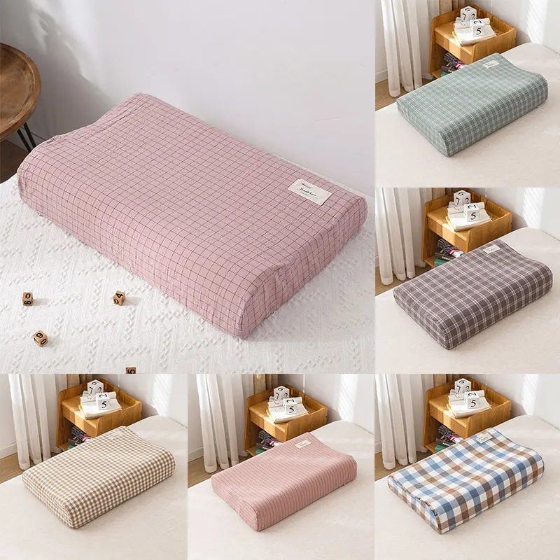 1 Stuk Ritssluiting Kussensloop Beschermer Katoen Latex Kussensloop Traagschuim Rebound Contour Kussensloop Null