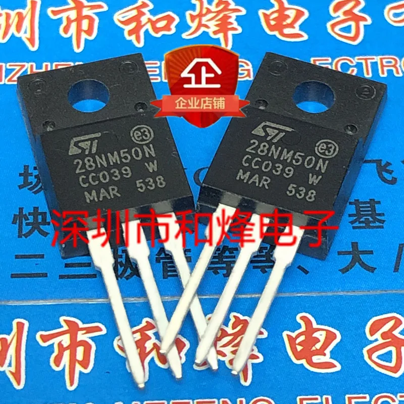 10PCS/LOT 28NM50N  STF28NM50N  TO-220F 500V 21A    Datasheet - Electronic Component for Professional Use