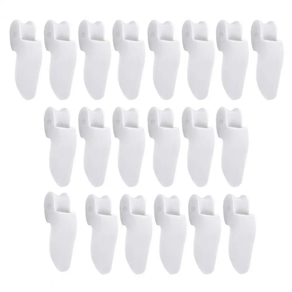 Hallux 외반 교정용 발가락 분리기, 발가락 뼈 보호대 쿠션, 부드러운 부니온 교정기, 10 쌍