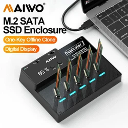 Maiwo-pc,m2,ssd,sata,type-c用の外部ハードドライブ,ツールなし,m.2 ngff,ドライブベース,モバイル