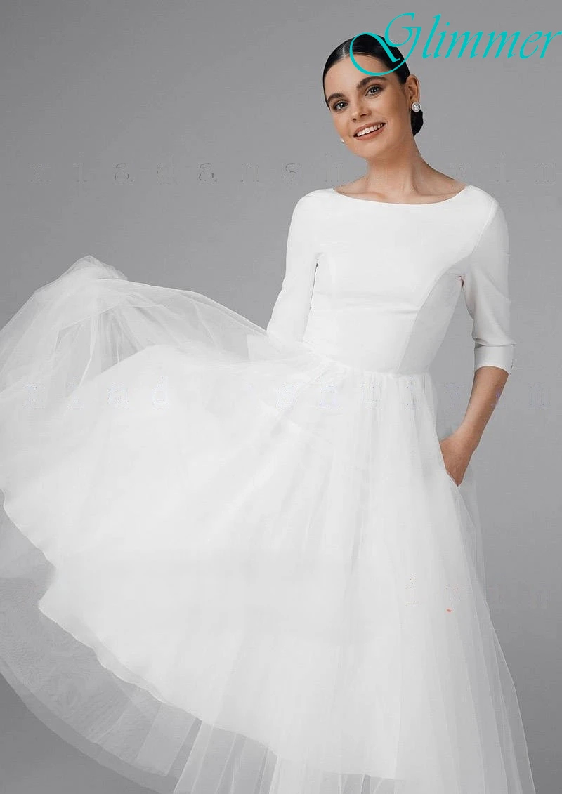 

Customized A-Line Crew Neck Elegant Formal Evening Dress and High Quality Bespoke Occasion Gowns Temperament Party Dress