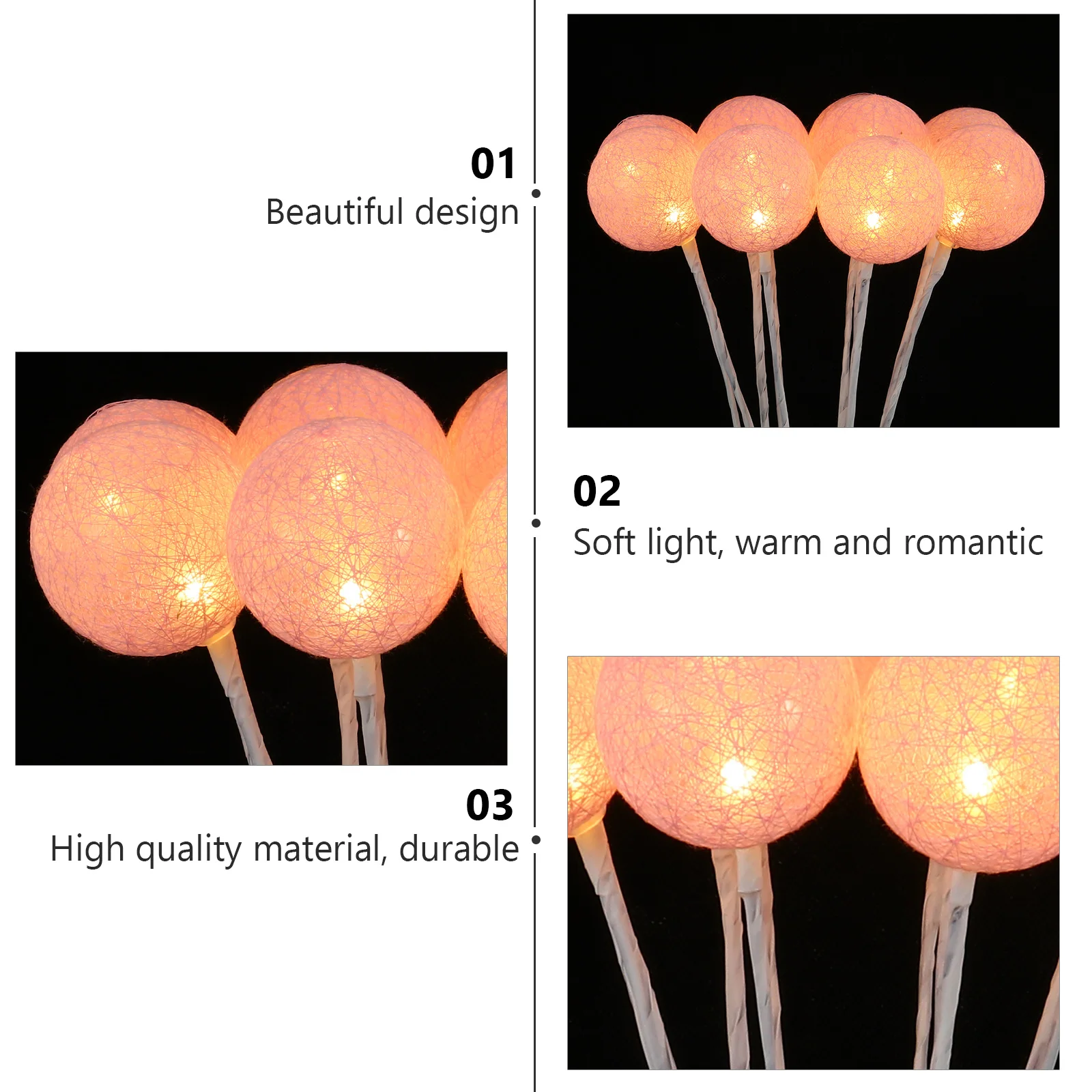 

Ball Design Led Branch For Bouquet Packing Material Bouquet Decor Gift Lamp Flower Arrangement Decoration Globe Branch Lamp Ball