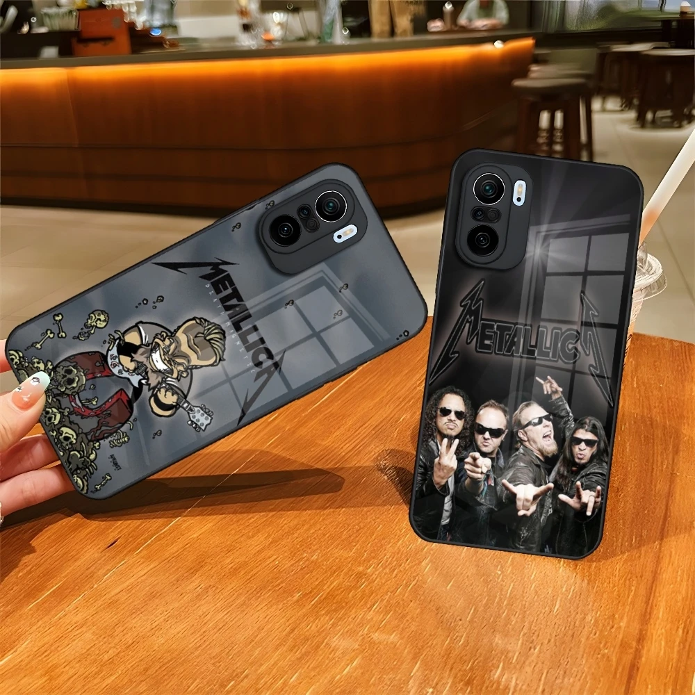 Чехол для телефона Metallicas для Xiaomi Redmi Note 15 14 13 12 11 Lite Pro plus с защитным стеклом