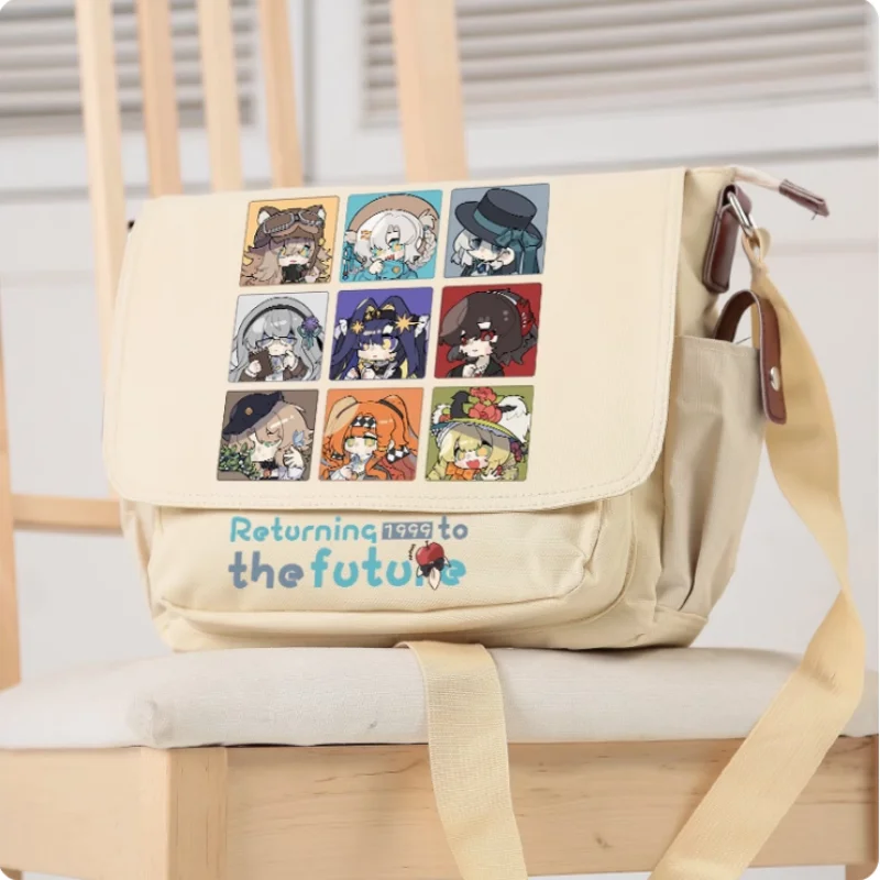 Anime Cartoon Bag para Estudantes, Unsix Moda, Lazer Adolescentes Crossbody, Bolsa Mensageiro Estudantil, 1999, B757