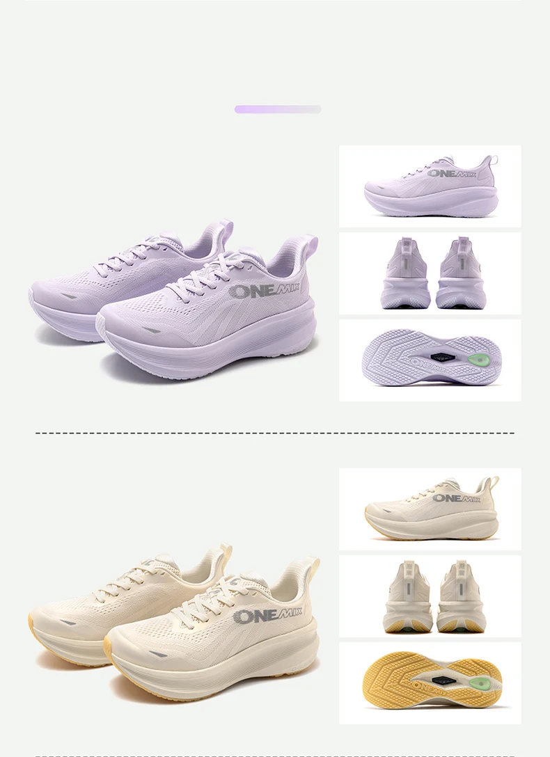 ONEMIX Neue Herren- und Damen-Sneaker für Pendler und Fitness, Atmungsaktive Mesh-Sportschuhe, Vielseitige Stoßdämpfende Laufschuhe – Detail 11