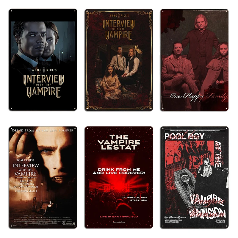 Interview With The Vampire 2x05 Poster Metal Plaque Poster Cinema Iron Designing Kitchen Create Tin Sign Poster
