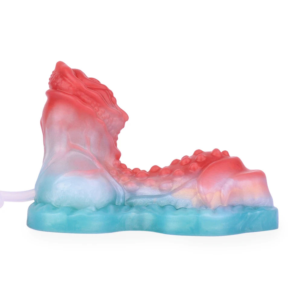 SHAZ Smerigliatrice di simulazione del silicone del vibratore senza fili con la funzione di schizzi Giocattolo del sesso del piacere di stimolazione vaginale per le donne 18+