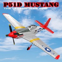 Volantex RC Plane P51D Mustang Remote  Airplane 750mm Wingspan Fixed-Wing WWIIFighter 2.4G4CH Brushless Toys for Children Gifts