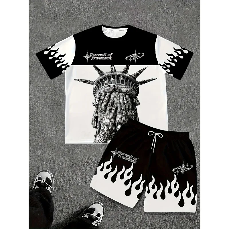 

Two Cool Boys' Motorcycles with 3D Printed Patterns for Summer 2025 Suitable for Casual Sports and Outdoor Versatility