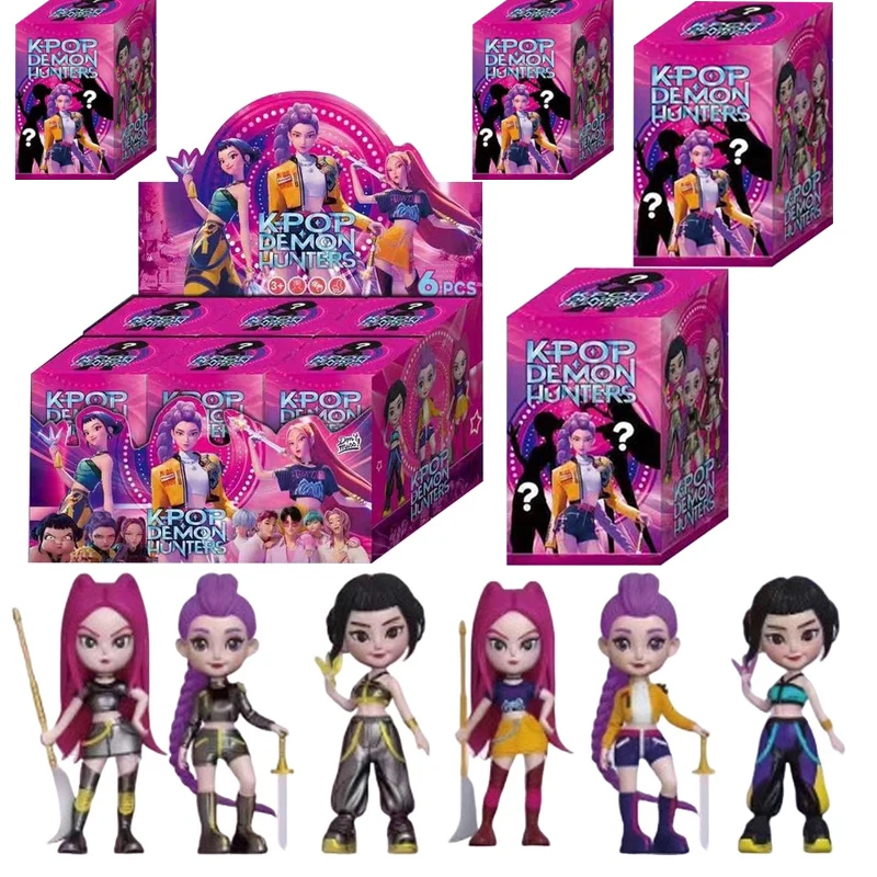 ของเล่นไวนิลตัวละครอนิเมะเคป๊อป ดีวีล ฮันเตอร์ รุ่นใหม่ ปี 2026 รูมิ มิรา โซอิ ของเล่นไวนิลแบบกล่องสุ่ม ของตกแต่ง ของขวัญคริสต์มาส