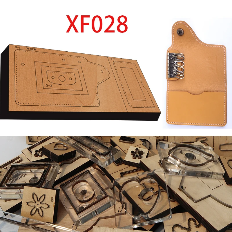 New Japan Steel Blade Wooden Die Long Style Handbag Wallet Leather Craft Punch Hand Tool Cut Knife Mould XF028