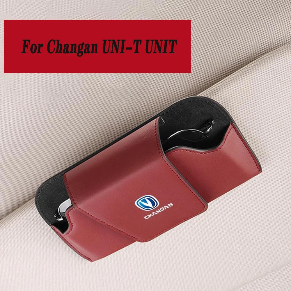 

For Changan UNI-T UNIT Leather car glasses case decoration and storage accessories