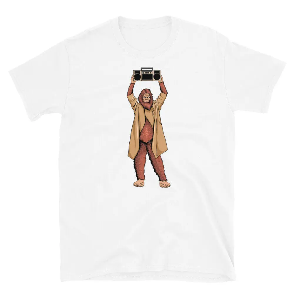 

Bigfoot Sasquatch Boombox Stereo Say Anything Short-Sleeve Unisex T-Shirt