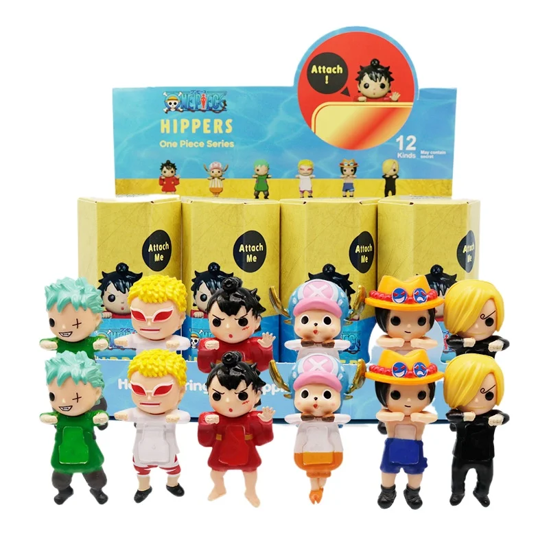 ONE PIECE Japanische Anime-Peripheriegeräte, PVC-Actionfiguren, zum Sammeln, Schreibtisch-Ornamente, kreative Geburtstagsgeschenke für Freunde, Jungen, Spielzeug