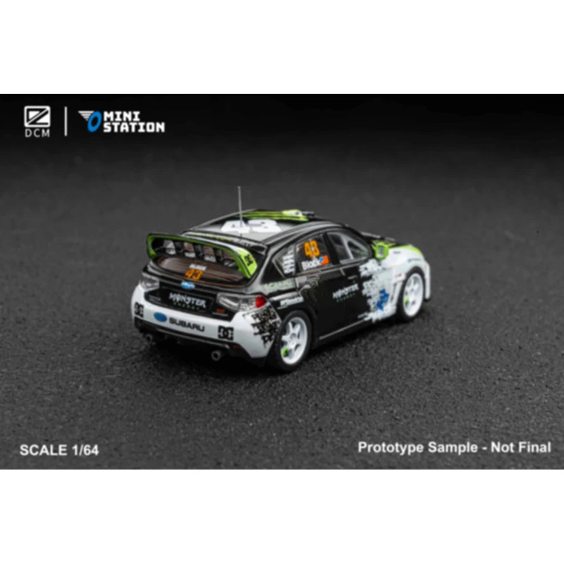 Vorverkauf DCM 1:64 2008 Subaru Impreza WRX STI Rally Block 43 Diecast Diorama Auto Modell Spielzeug