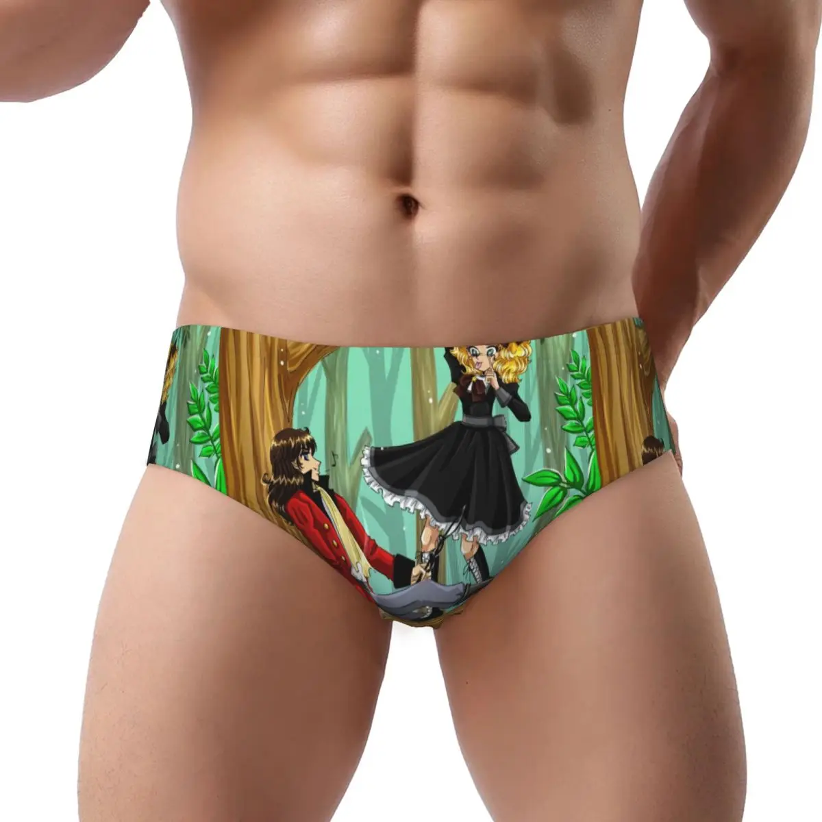 

Custom Men Candy Candy And Terry Grandchaster In The Forest Panties Underwear Male Breathable Briefs Underpants
