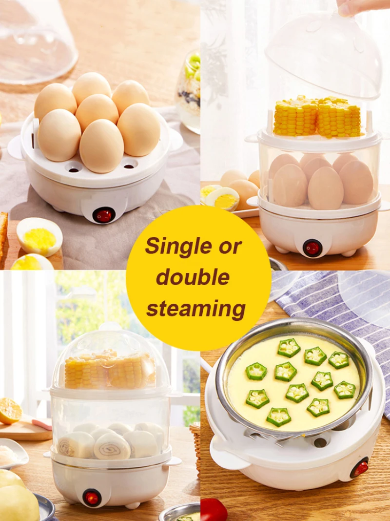 Electric Hard Boiled Egg Maker burn egg steamer Multifunction mini breakfast one pot companion gift Multifunctional Egg