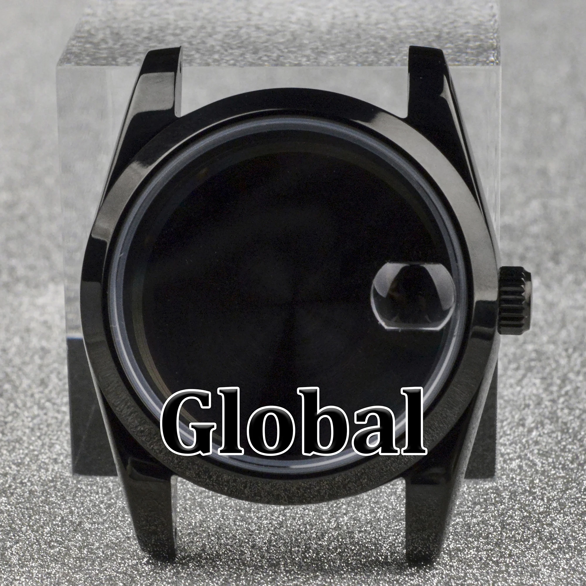 حافظة ساعة من الفولاذ المقاوم للصدأ عالية الجودة من زجاج الياقوت لـ Datejust 10ATM مقاومة للماء قابلة للتطبيق NH35 NH36 حركة أوتوماتيكية