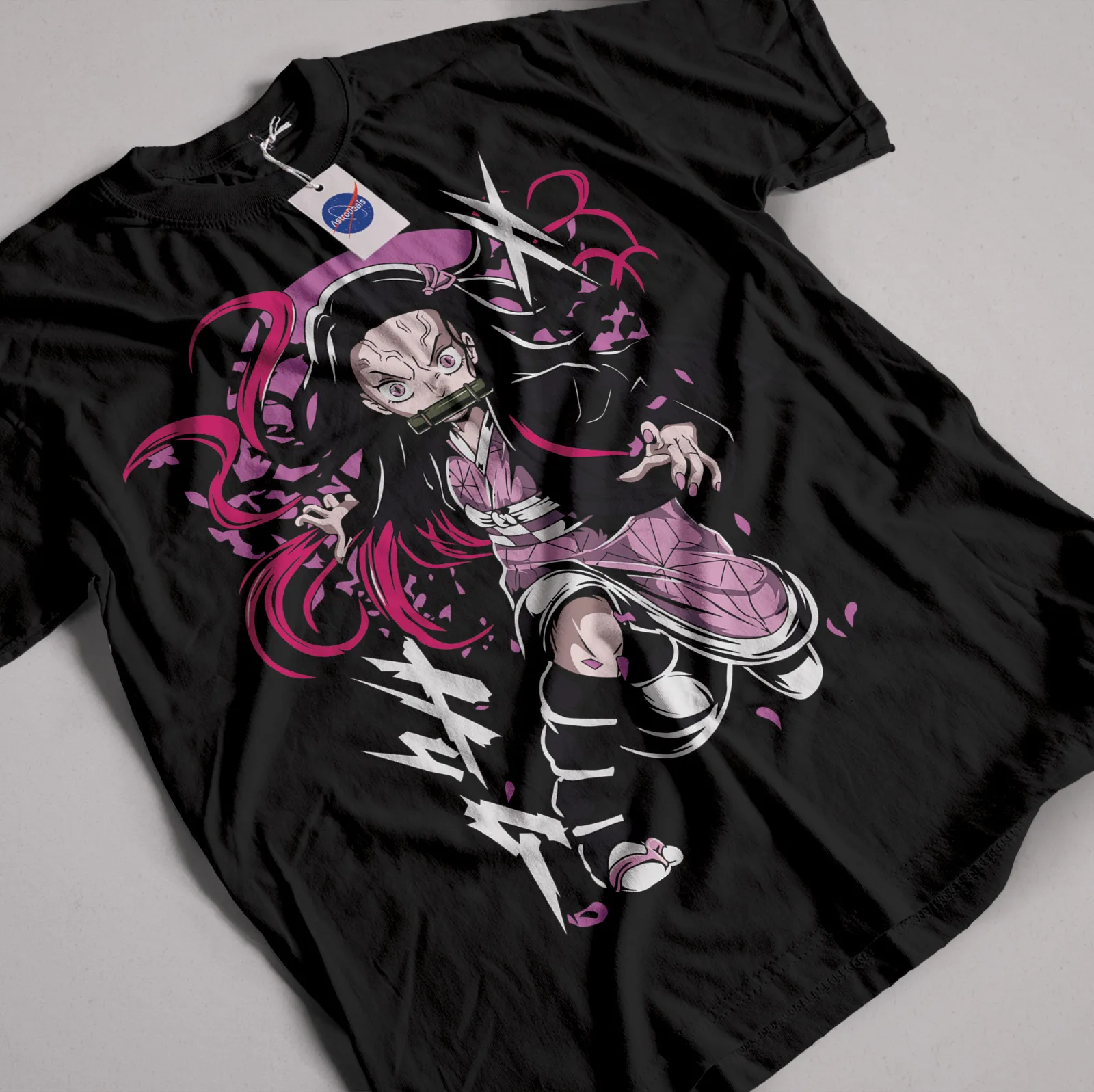 Demon Slayer Nezuko T Shirt Waifu Anime Manga Kimetsu No Yaiba Cosplay T-Shirt