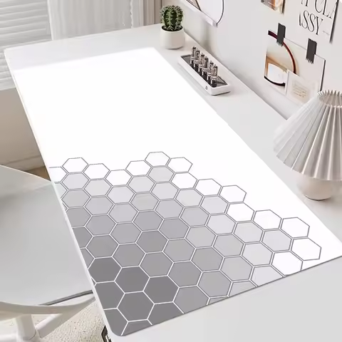 Honeycomb Gaming Mouse Mat Mausepad Gamer Cabinet Pc Accessories Keyboard Pad Anime Deskmat 1000x500mm Mousepad Xxl Laptops Pads