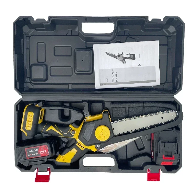 

NEW Portable One-Hand Operated Wood Logging Saw Rechargeable Outdoor Mini Cordless Electric Chainsaw