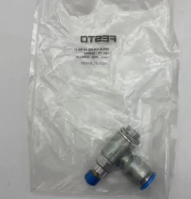 

FESTO GRLA-1/2-QS-12-RS-D 534344 GRLA-1/4-RS-B 151175 GRLA-1/4-QS-6-RS-D 534338 GRLA-1/4-QS-10-RS-D 534340 GRLA-1/4-QS-8-RS-D