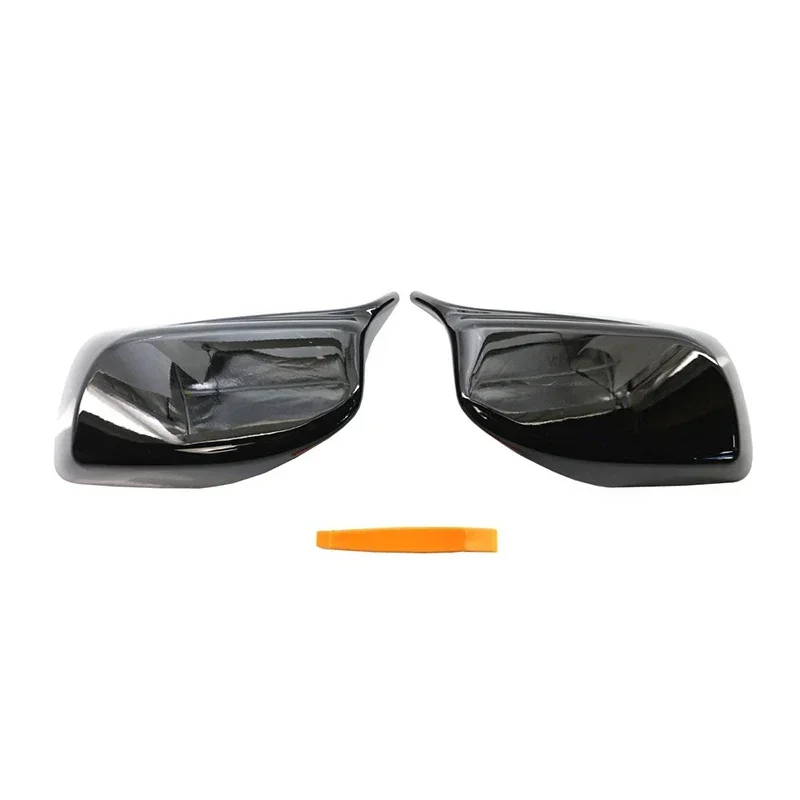 

Carbon Fiber Car Rear View Door Wing Mirror Side Mirror Cover Caps Shell Case for BMW E60 E61 E63 E64 5 Series Model 2004-2008