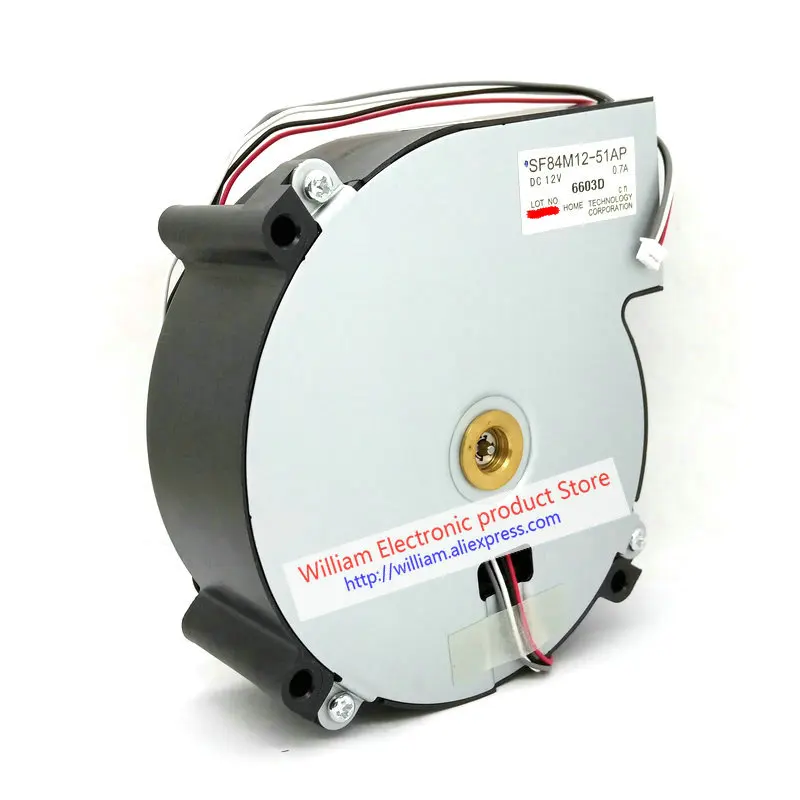 

Новый охлаждающий вентилятор для проектора SF84M12-51AP SF84M12-52AP DC12V 0,7A для CH-TW6200 CH-TW6600 CH-TW6600W CH-PLHC3000