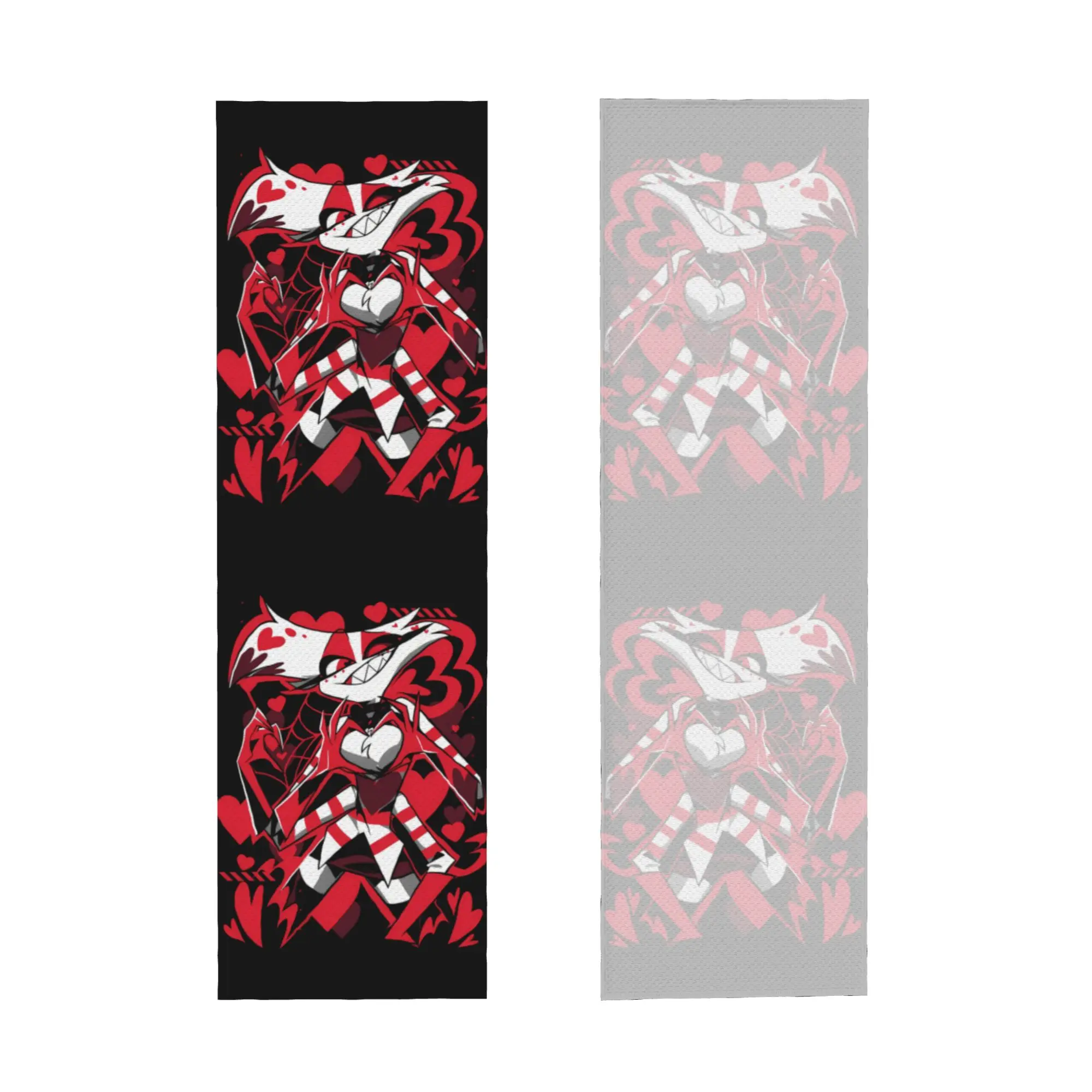 Cold Exercise Towel Hazbins Anime Animation Hotel Angel Dust Beach Sports Yoga Camping Towel Refreshing Sports Scarf Face Towels